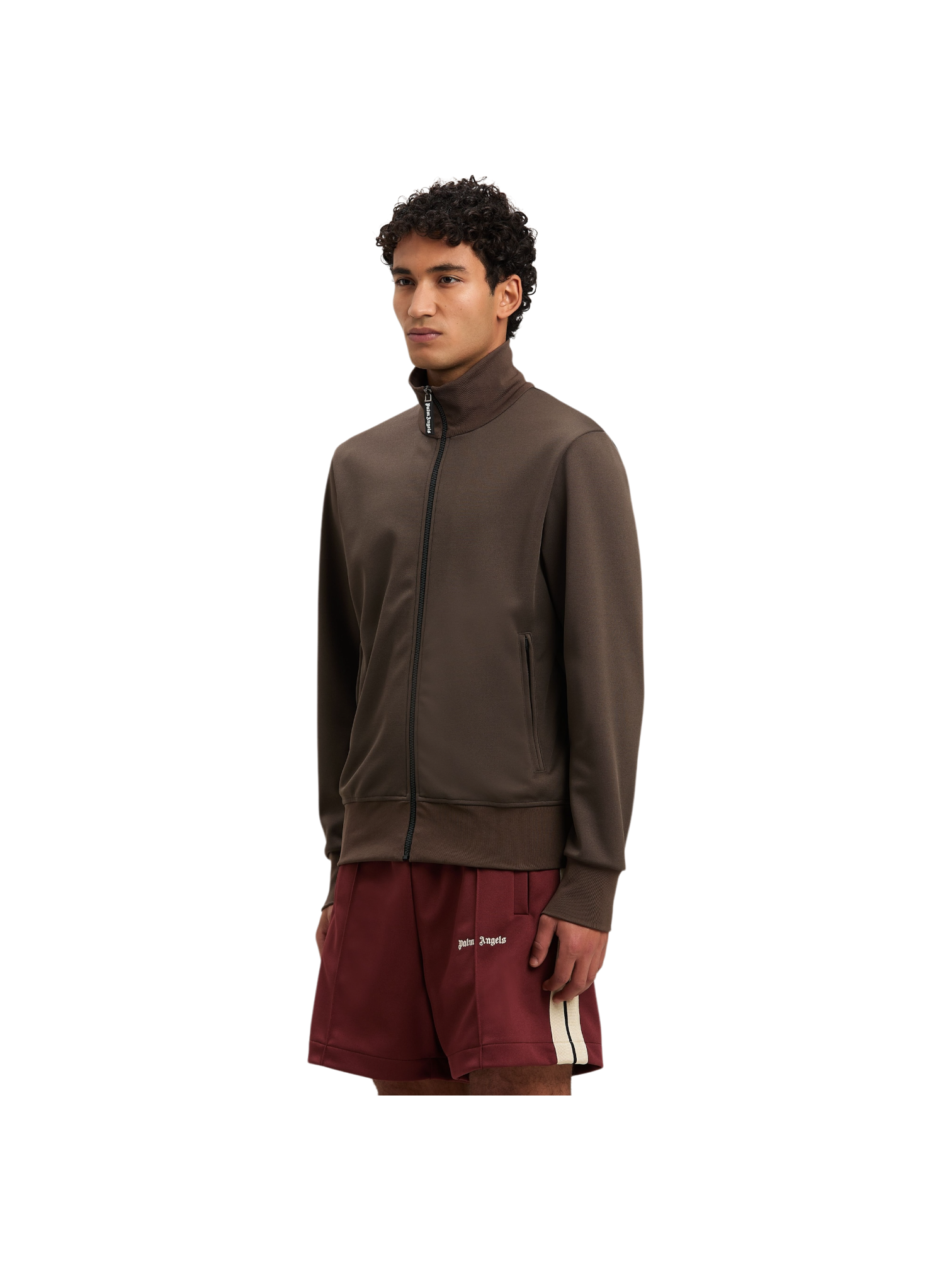 Palm Angels Curved Logo Track Jacket