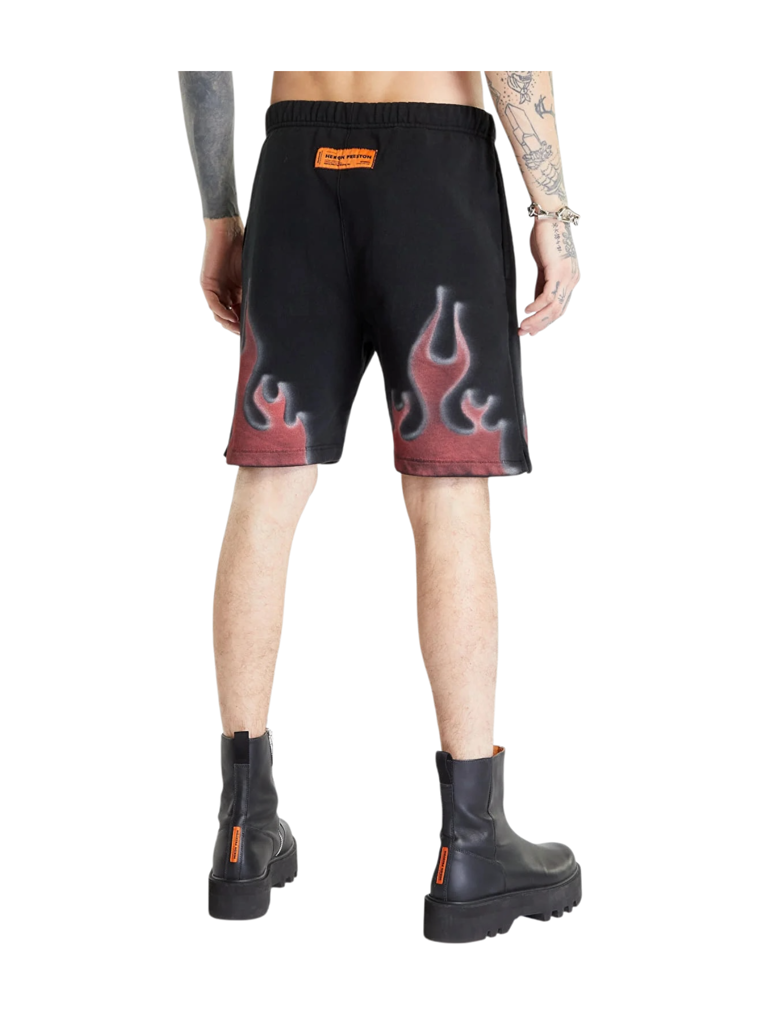 Heron Preston Flame Sweat Shorts
