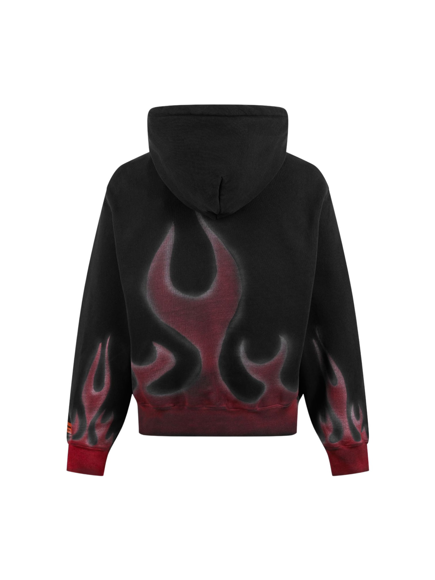 Heron Preston Flame Graphic Logo Hoodie