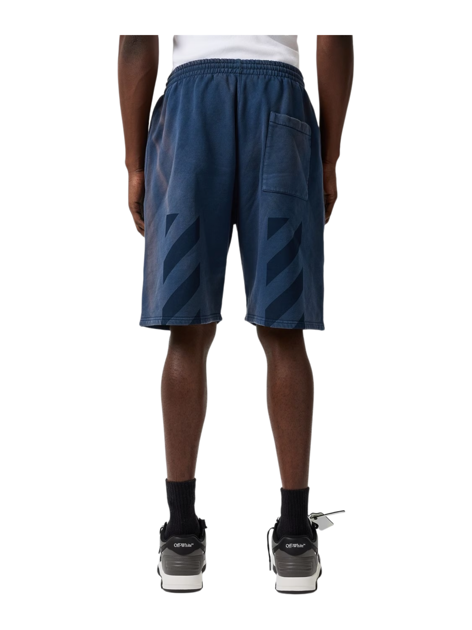 OFF-WHITE Diag Sweat Shorts