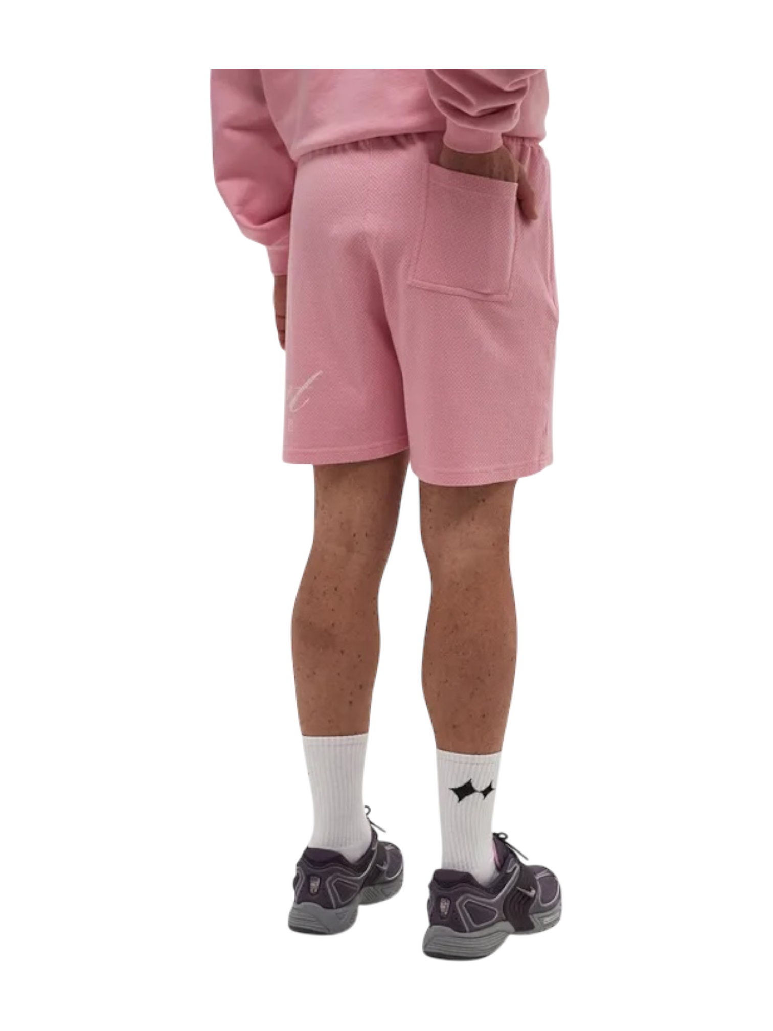 Represent Owners Club Script Mesh Shorts