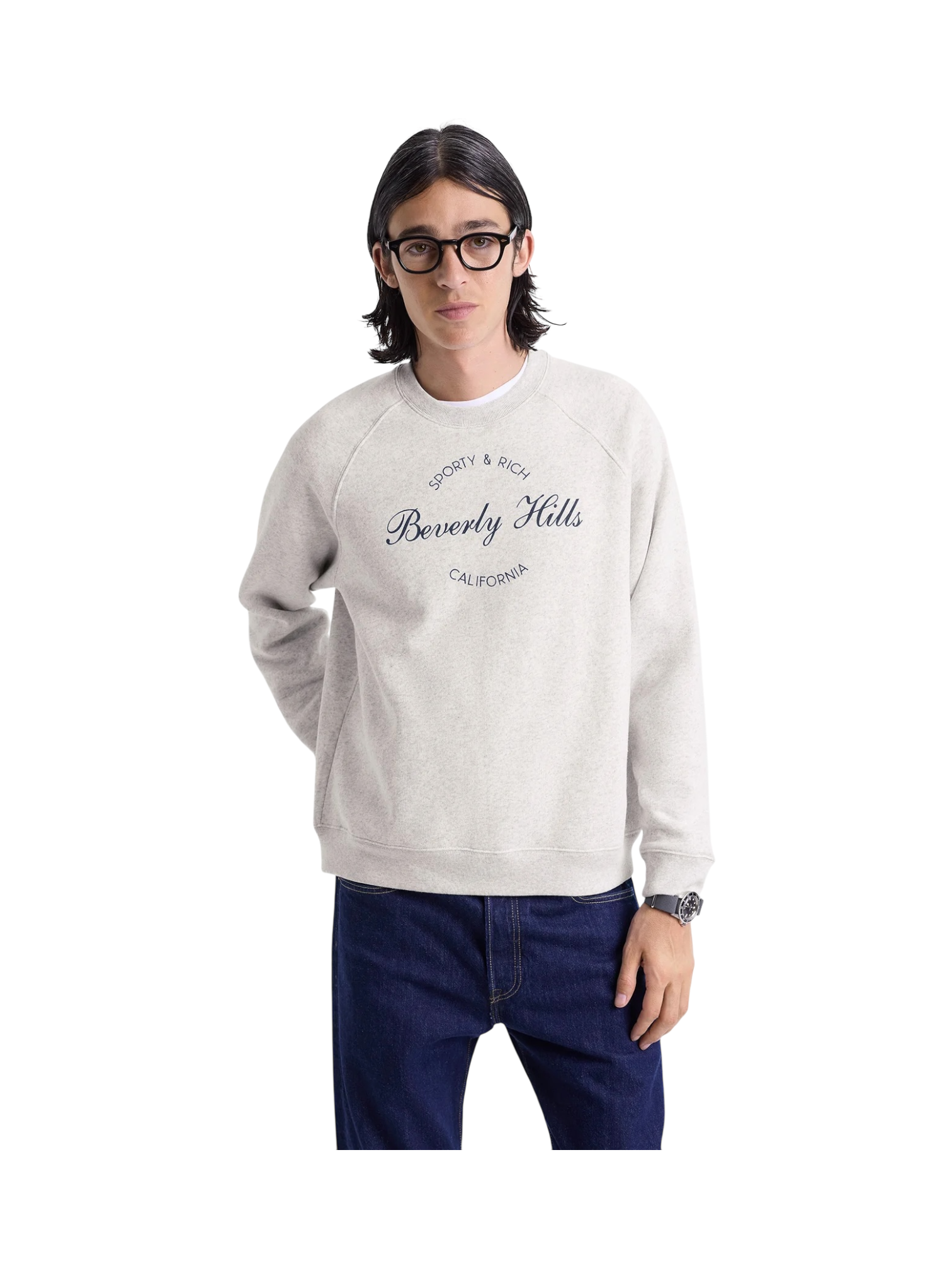 Sporty & Rich Beverly Script Світшот