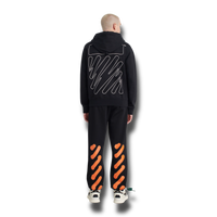 Off-White Wave Outline Zip Hoodie