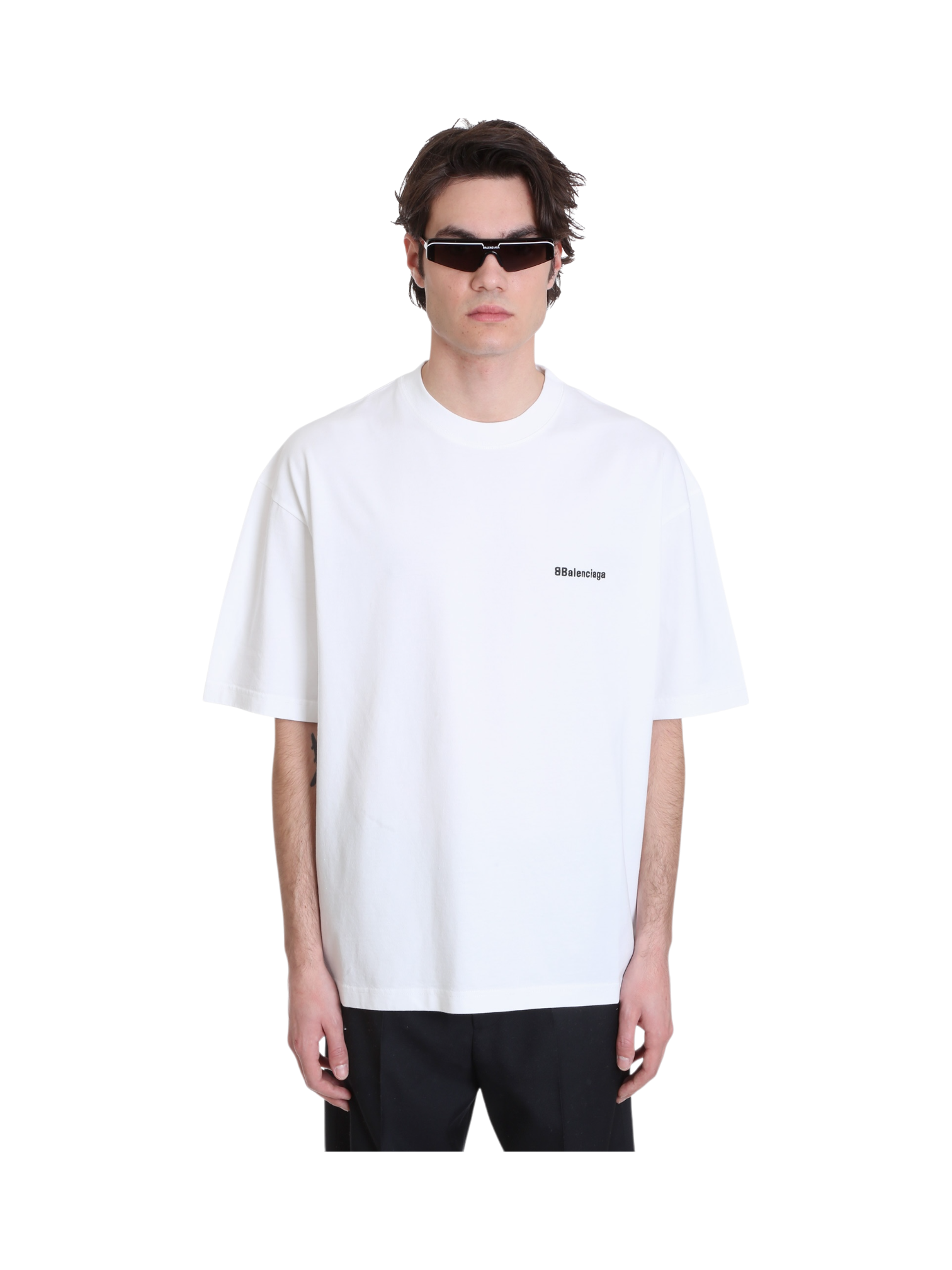 Balenciaga BB Logo Oversized T-Shirt