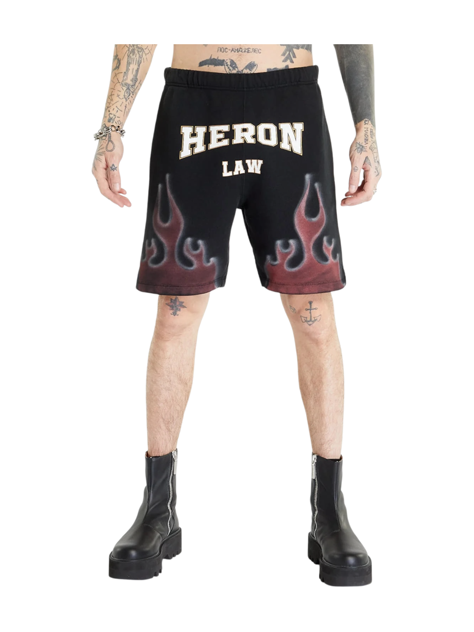 Heron Preston Flame Sweat Shorts