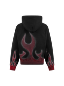 Heron Preston Flame Graphic Logo Hoodie
