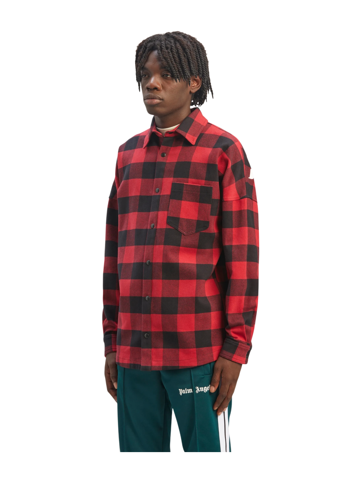 Palm Angels Cheked Overshirt