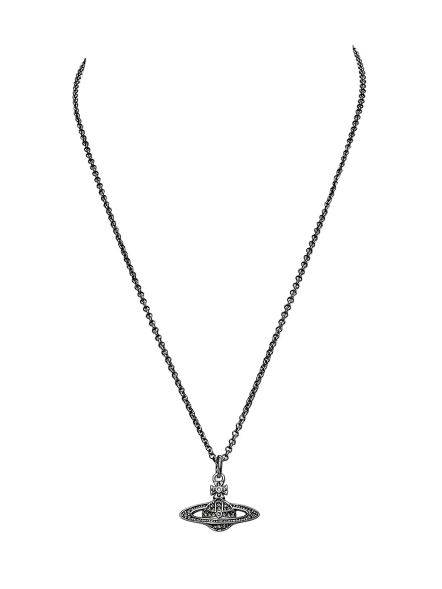 Vivienne Westwood Mini Bas Relief Orb Pendant Necklace