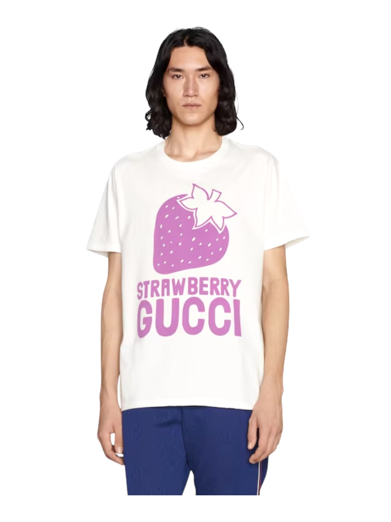 Gucci `Strawberry` Logo T-shirt