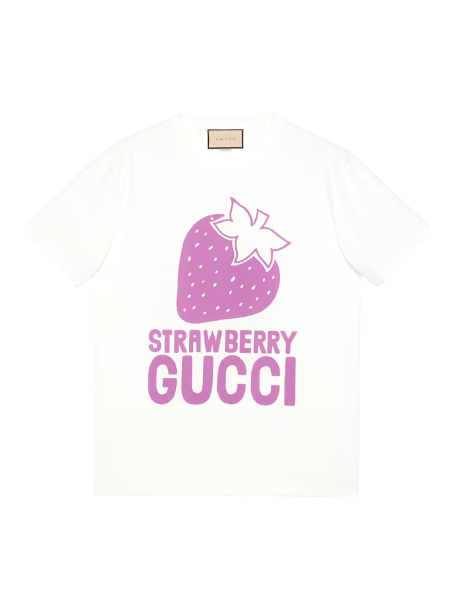 Gucci `Strawberry` Logo T-shirt