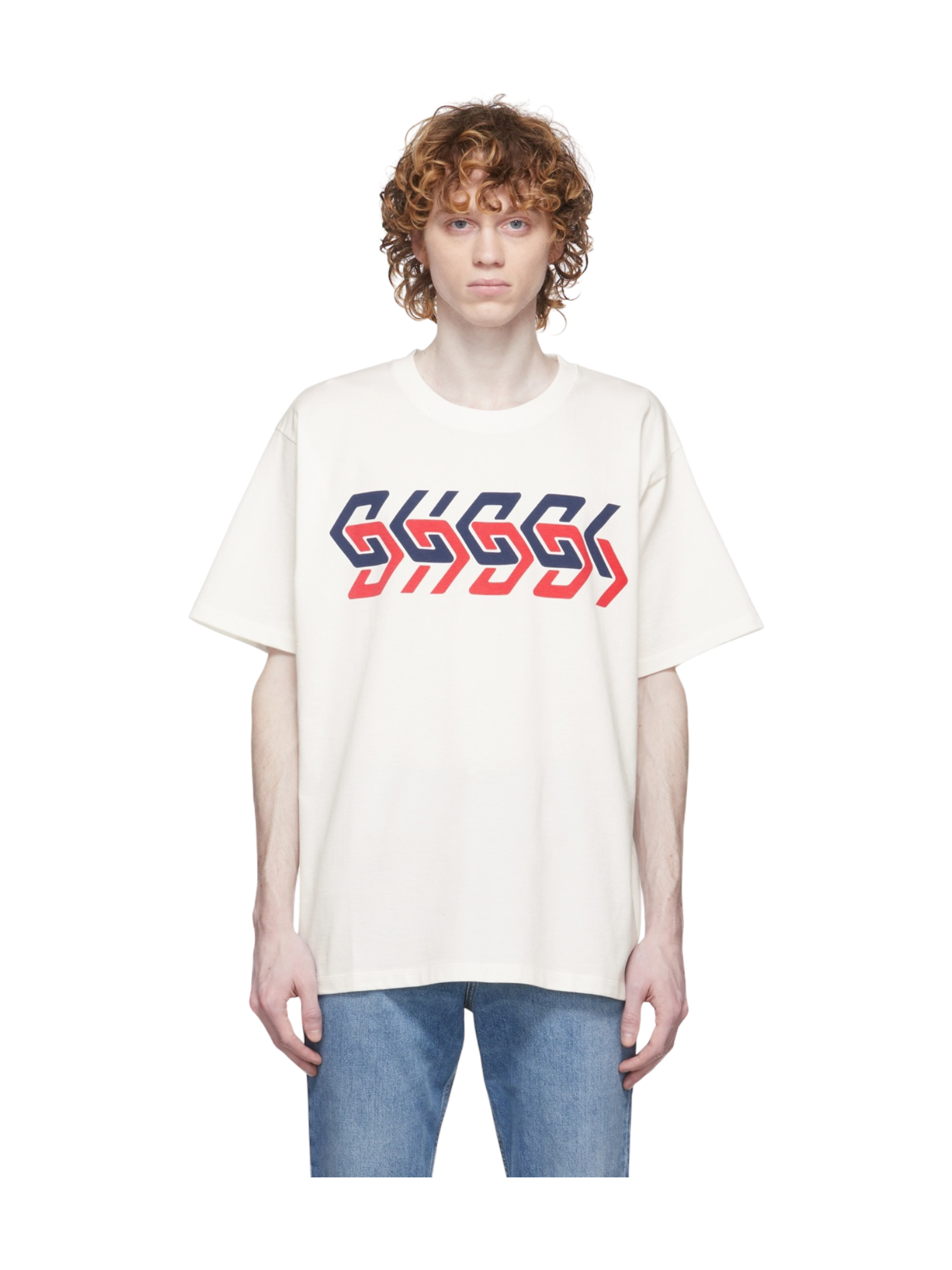 Gucci 'Gucci' Mirror Print T-Shirt