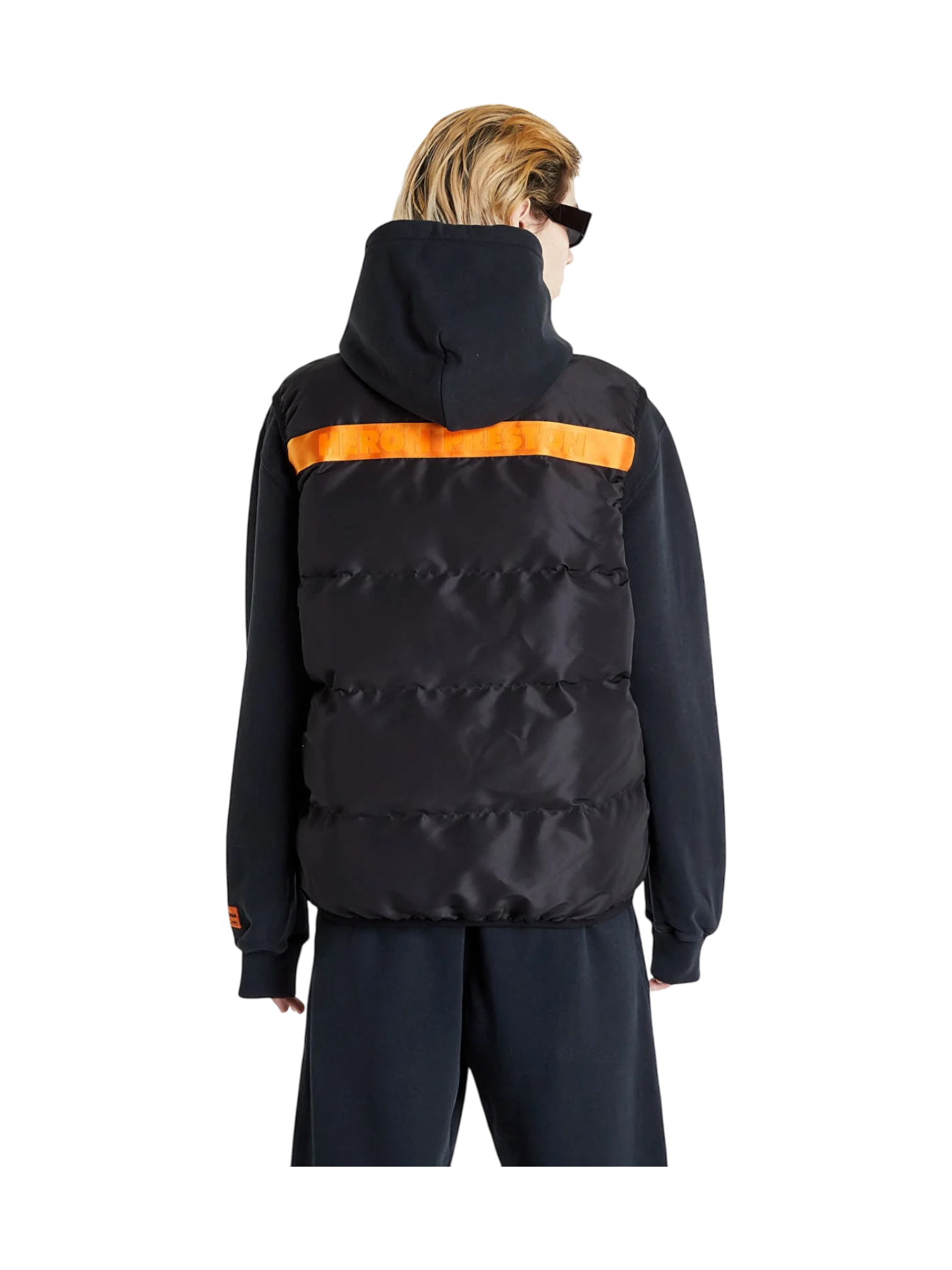 Heron Preston Logo Tape Nylon Padded Vest