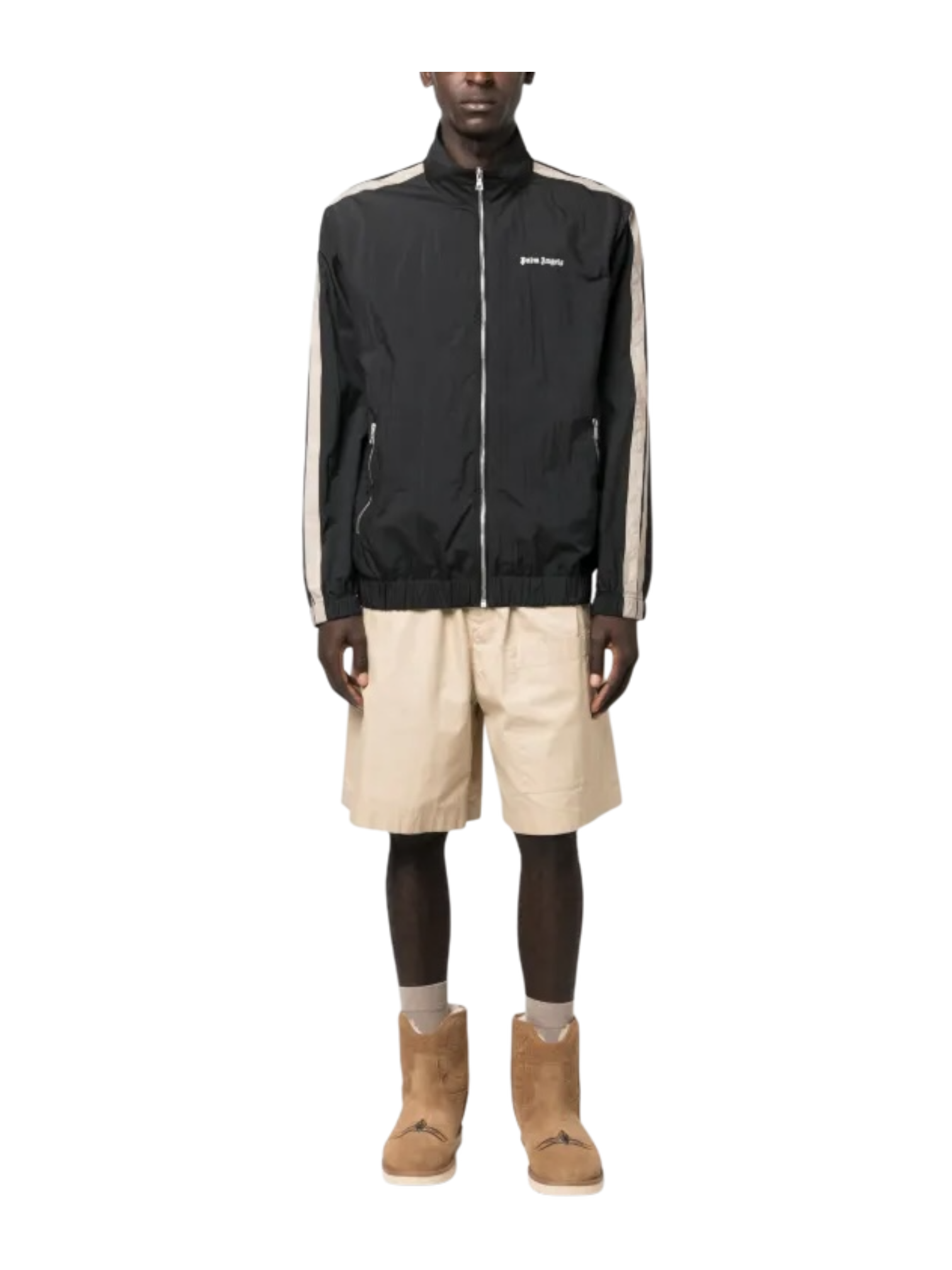 Palm Angels Nylon Stripe Track Jacket