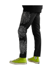 Palm Angels Crystall Web Jeans