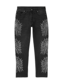 Palm Angels Crystall Web Jeans