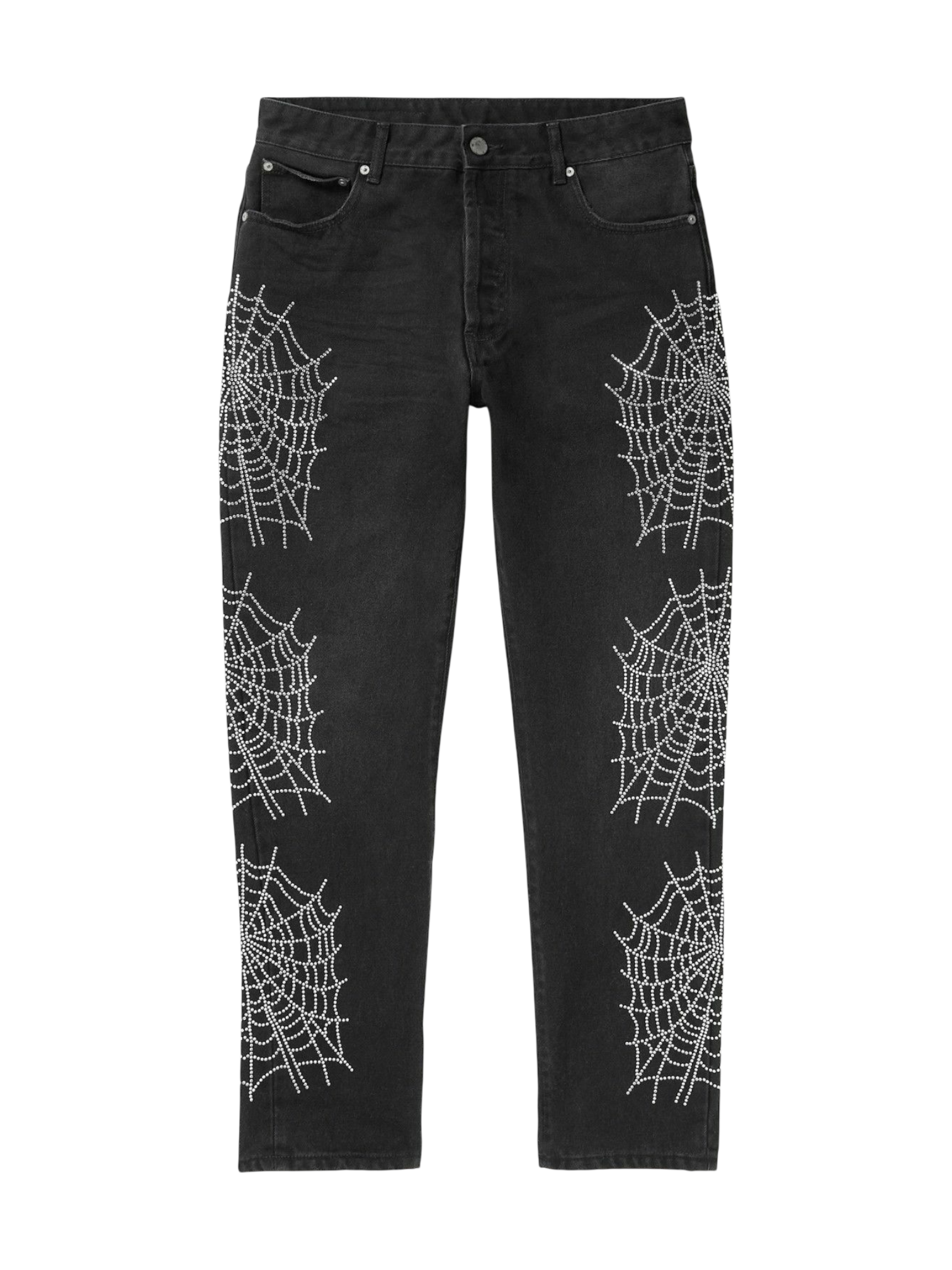 Palm Angels Crystall Web Jeans