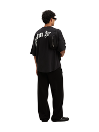 Palm Angels Curved Logo Over Tee
