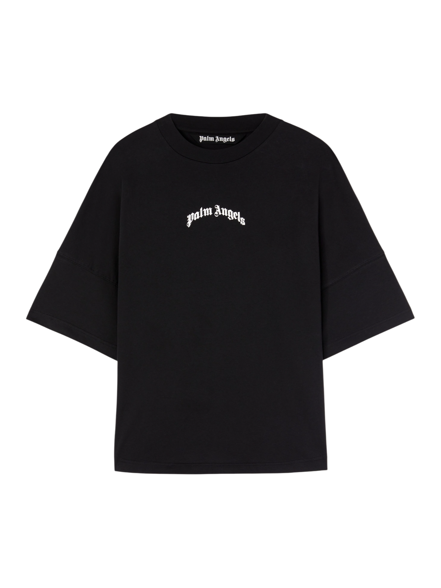 Palm Angels Curved Logo Over Tee