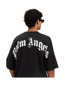 Palm Angels Curved Logo Over Tee