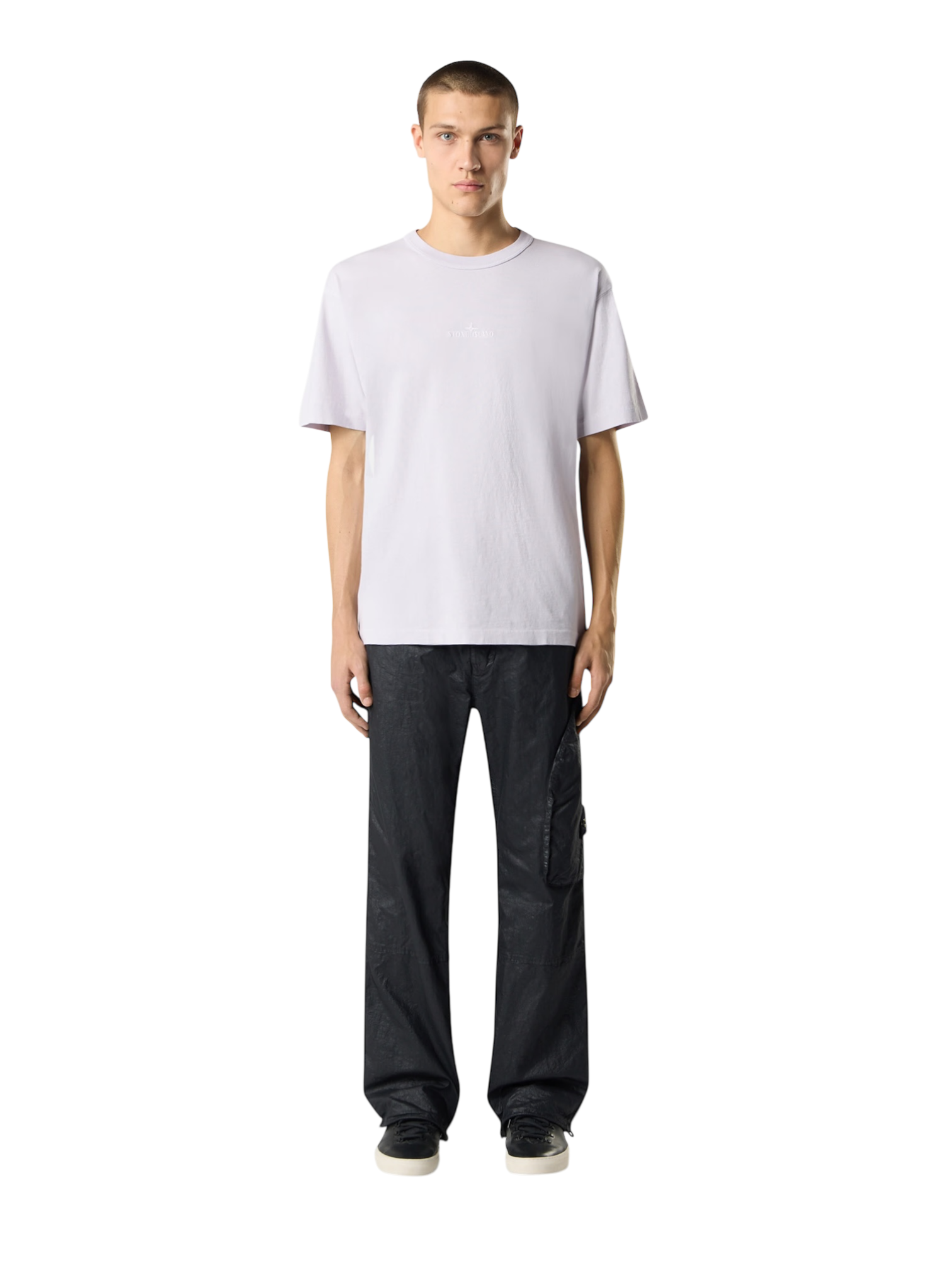 Stone Island Embroidered Logo T-shirt